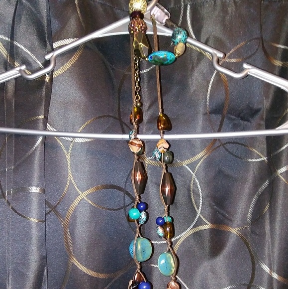 Chunky Boho Necklace and Bracelet Set - Picture 4 of 4